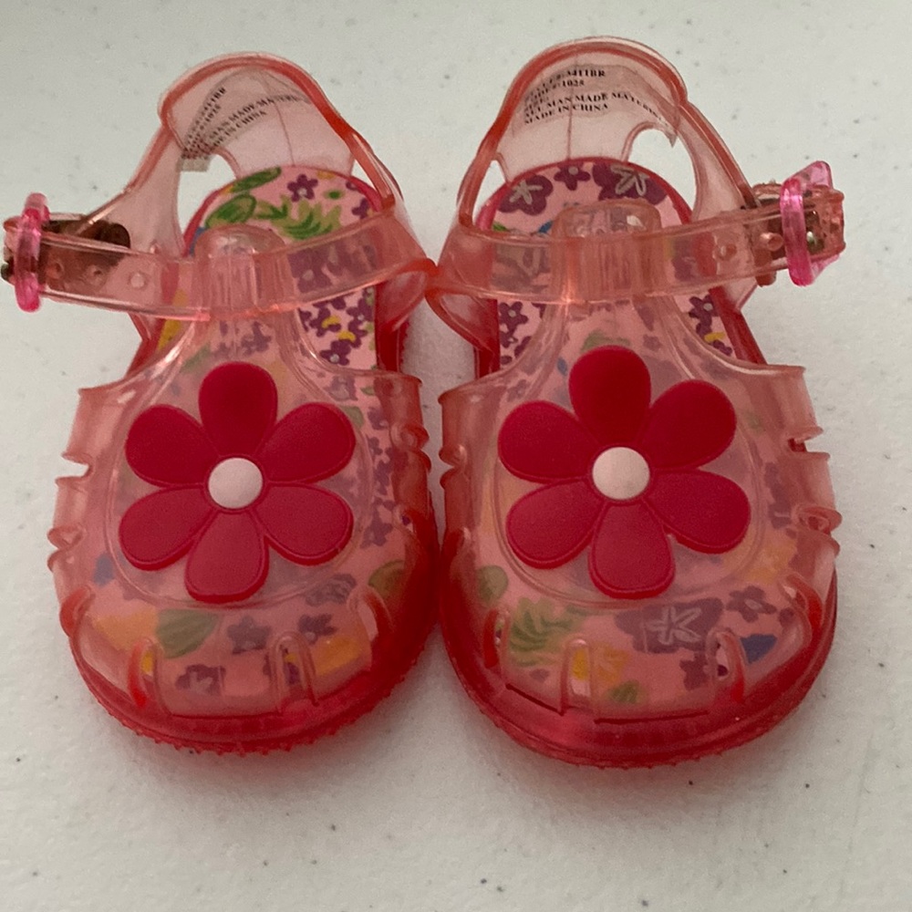 Baby girls size 1 vintage jelly shoes - Picture 2 of 4
